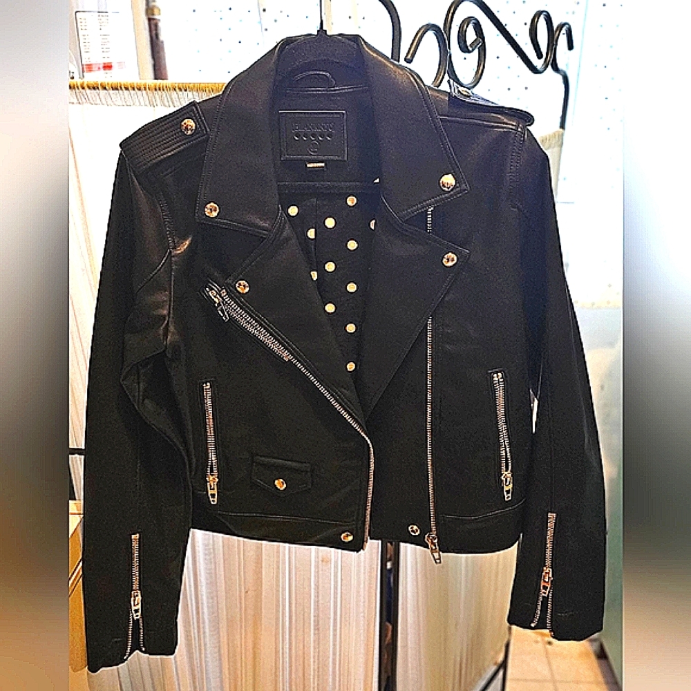 NEW Blank NYC, Pleather motto Jacket